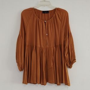 Boho Loose Peplum Blouse